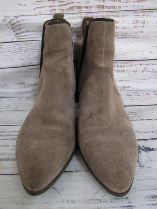 Pikolinos Women's Distressed Brown Suede Chelsea Boots Size 10
