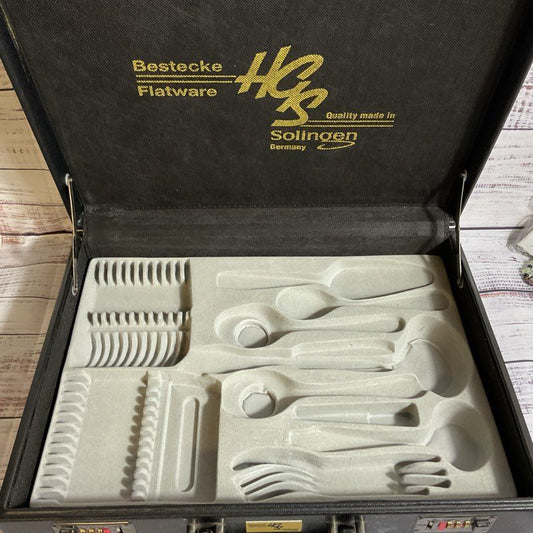 VTG. SBS BESTECKE Solingen Germany Flatware Case