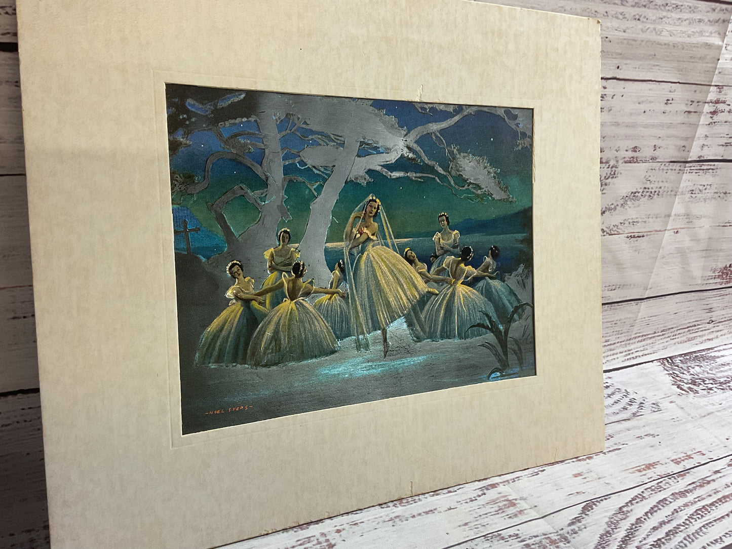 Foil Ballerinas Print by Noel Syers