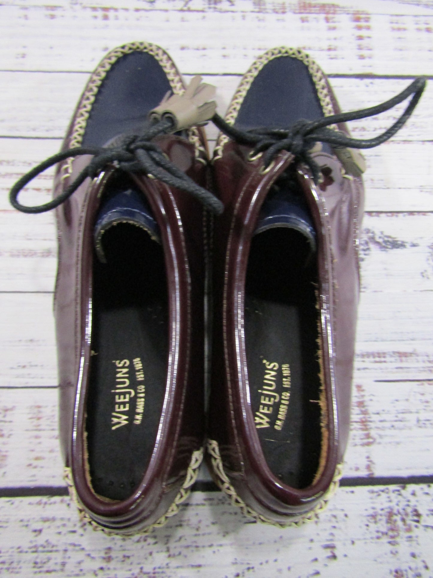 G.H. Bass & Co. Weejuns Winnie Women's Patent Leather Shoes Size 7.5