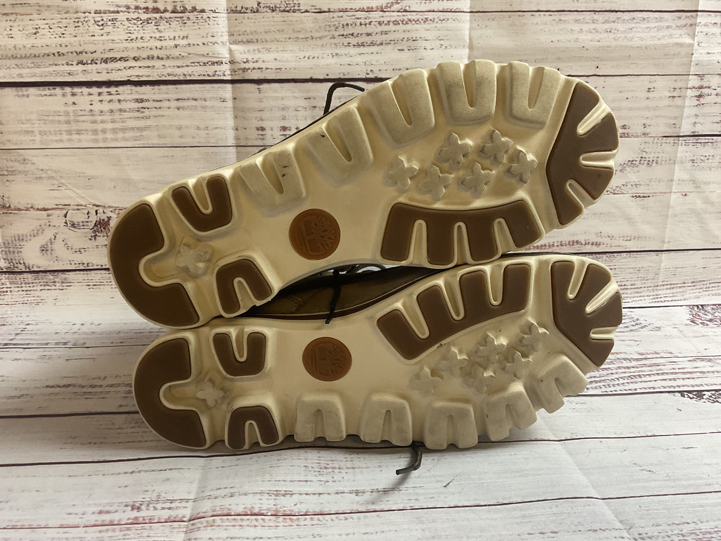 Timberland Brown Lace Up Boots Shoes Women 8.5