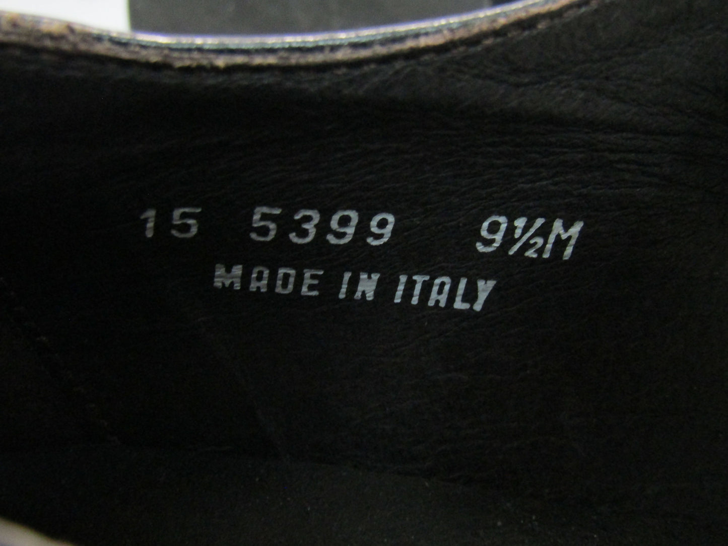 Johnston & Murphy Men's Black Leather Monk Strap Loafers Size 9.5 Made in Italy