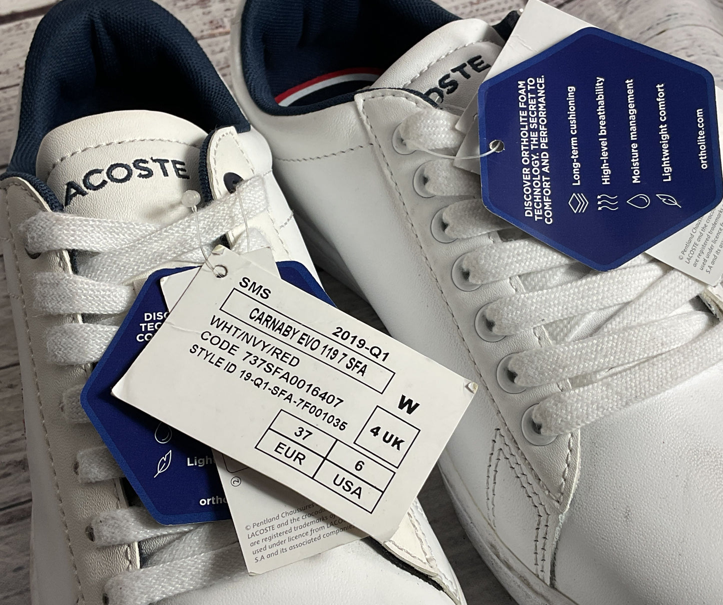 Lacoste Carnaby Evo Sneakers White 6