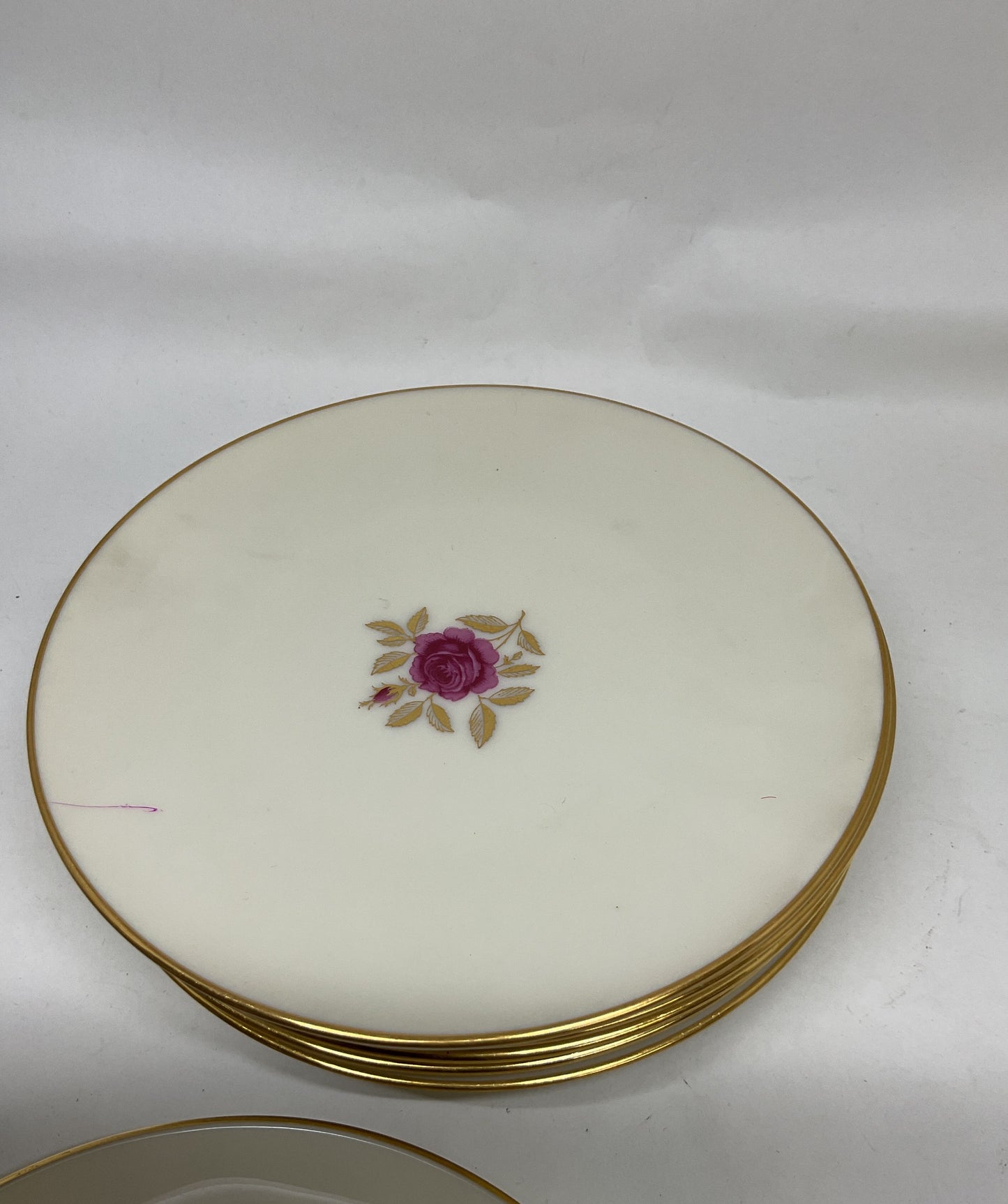 Roselyn By Lenox 6 Desert Plates 6.5"