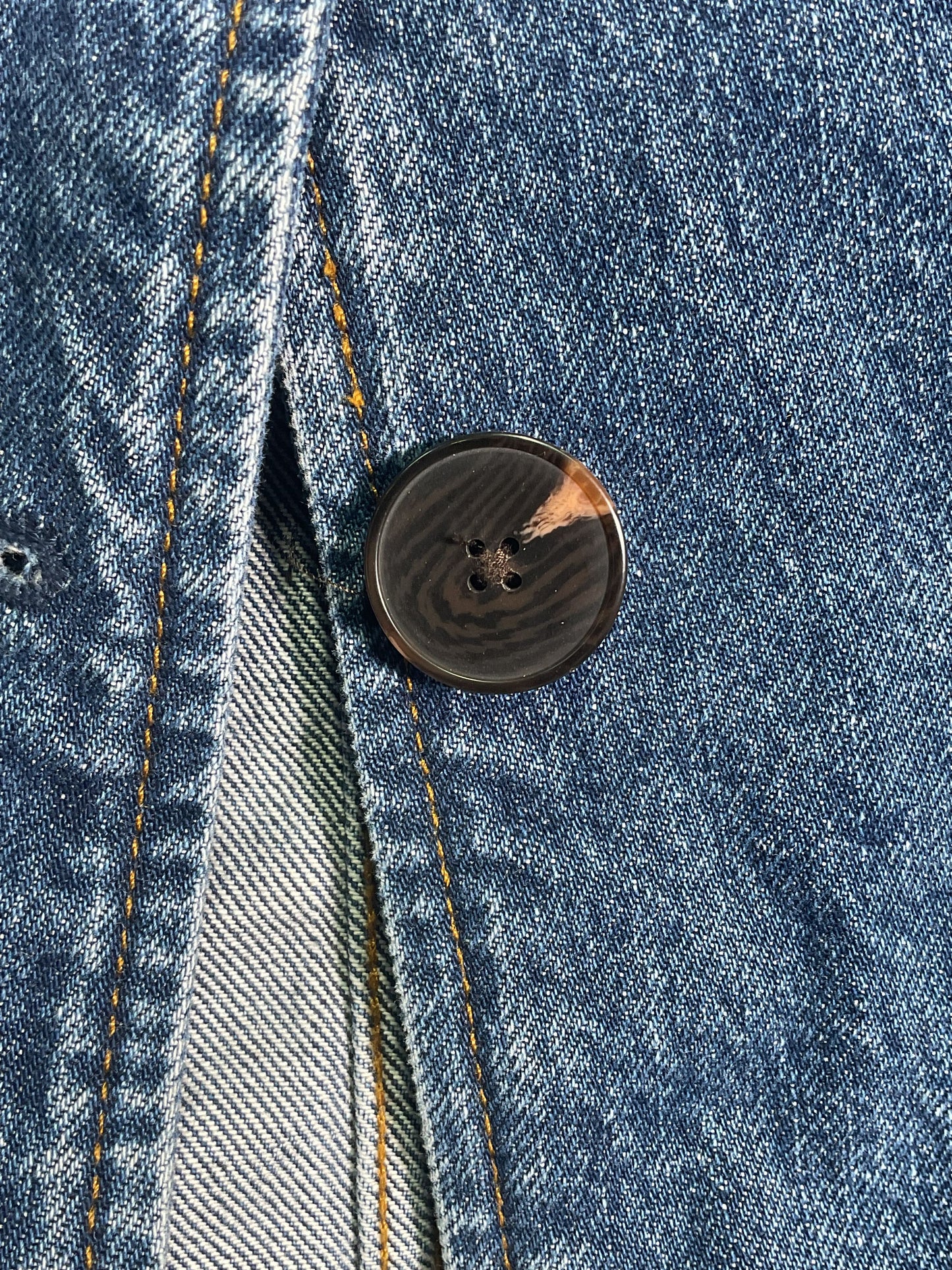 Everlane Blue Button Denim Jacket - Size XS