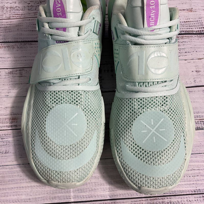 Li Ning Way of Wade All City 10 V2 Teal and Purple Athletic Sneaker Men's 11 US