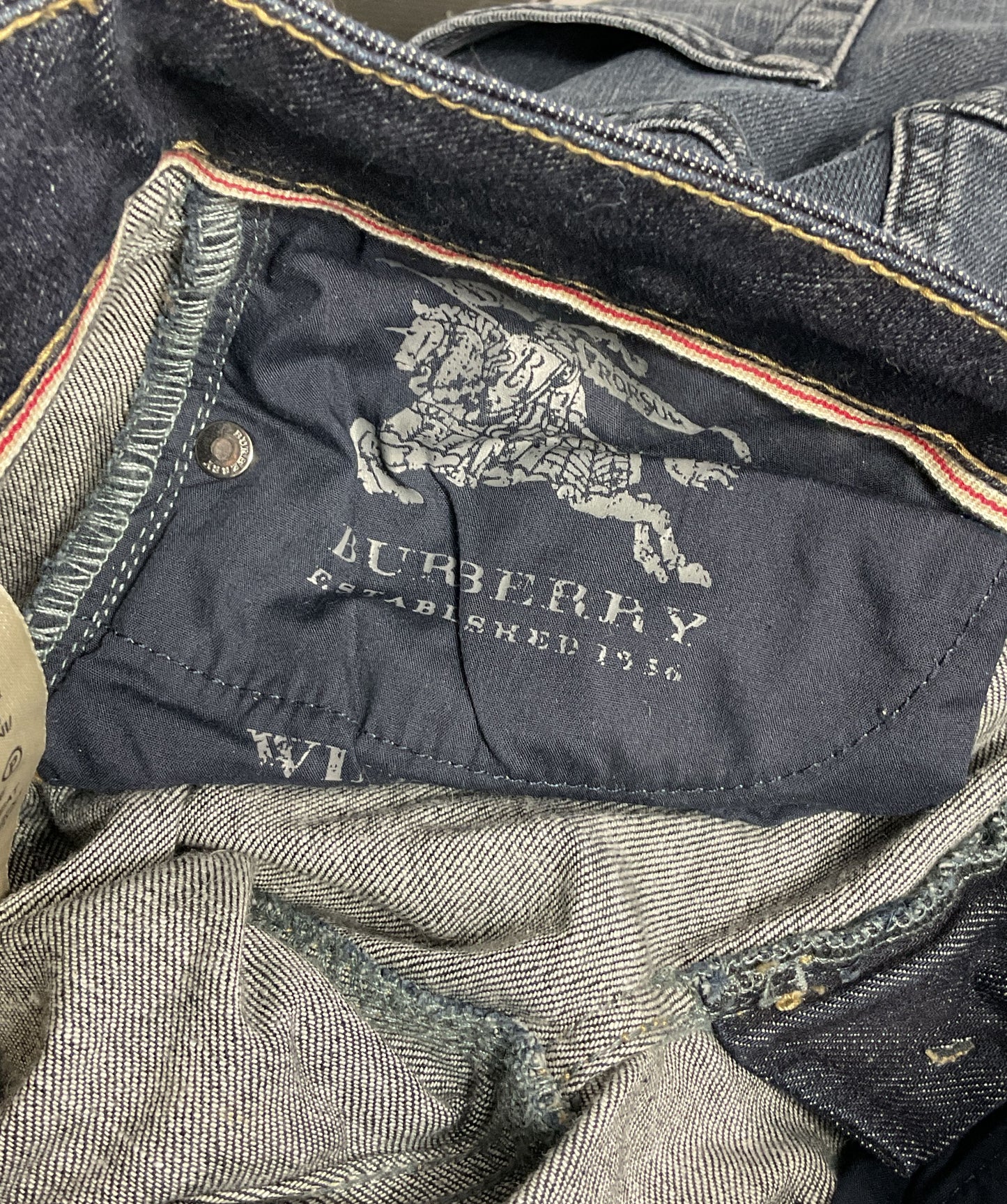 Burberry Brit Windsor Flare Leg Jeans Blue 25
