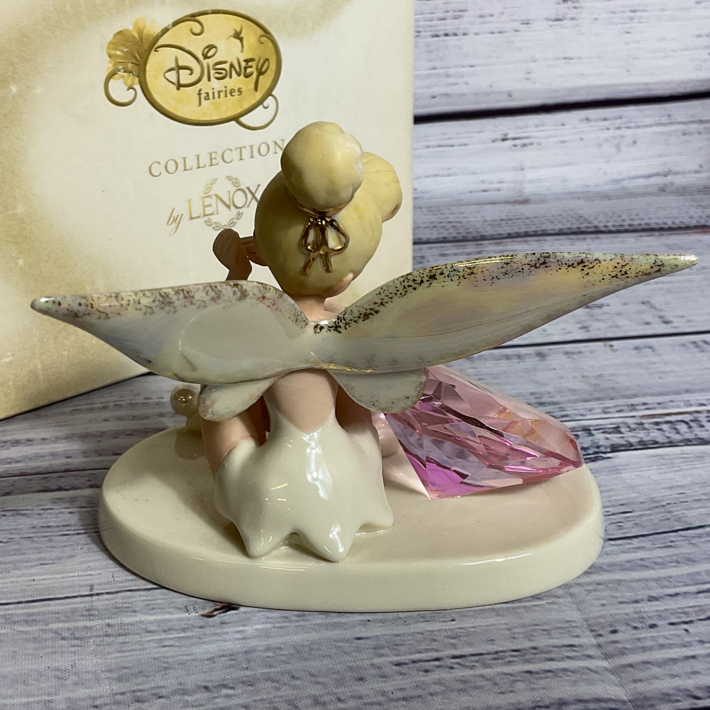 DISNEY Tink's Glittery Gift- June Birthday Figurine- 3.5"