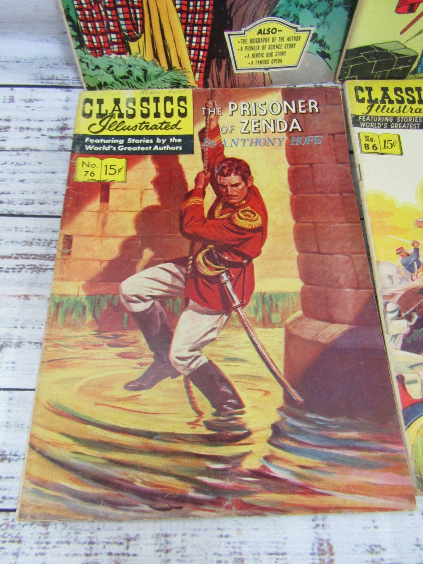 Vintage Classic Illustrated Set of 4 Comic Books
