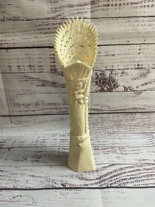 Indonesian Balinese Bovine Bone Carved Totem Sculpture