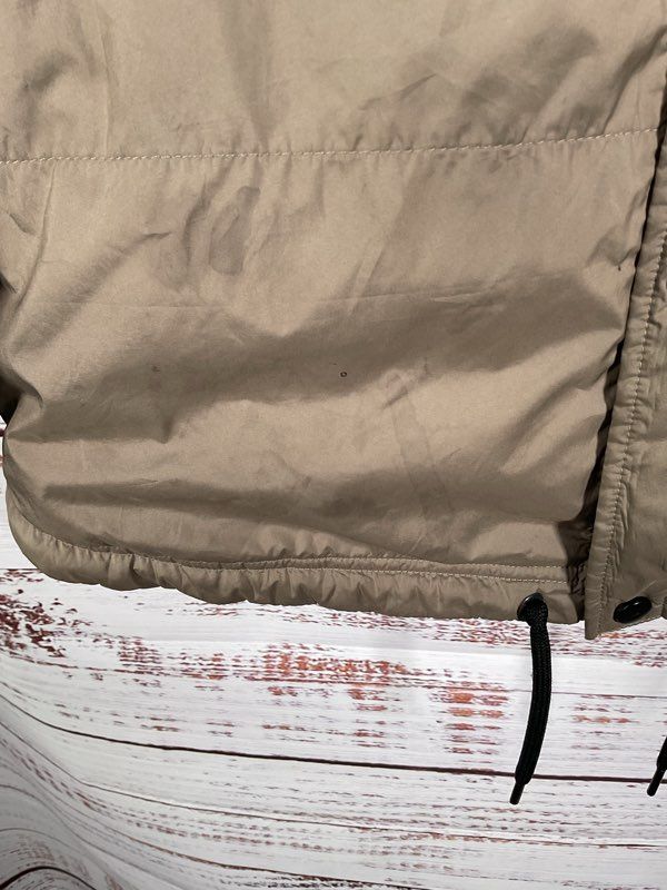 The North Face Jacket Men's 2XL Tan Blue Orange Plaid Quilted Shacket Reversible