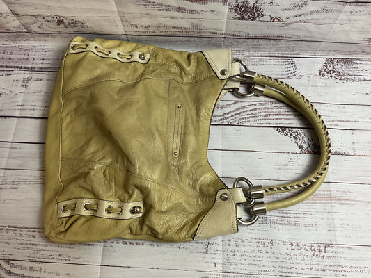 Makowsky Green Leather Tote Bag