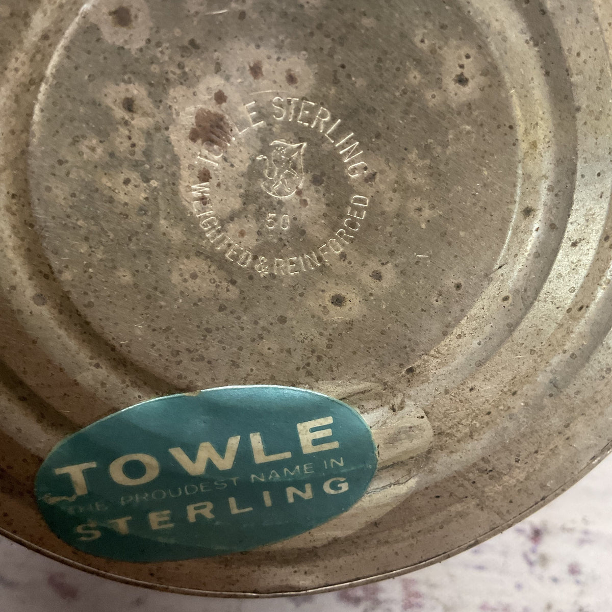 Towle Sterling Weighted Reinforced Candle Holder 3.5"