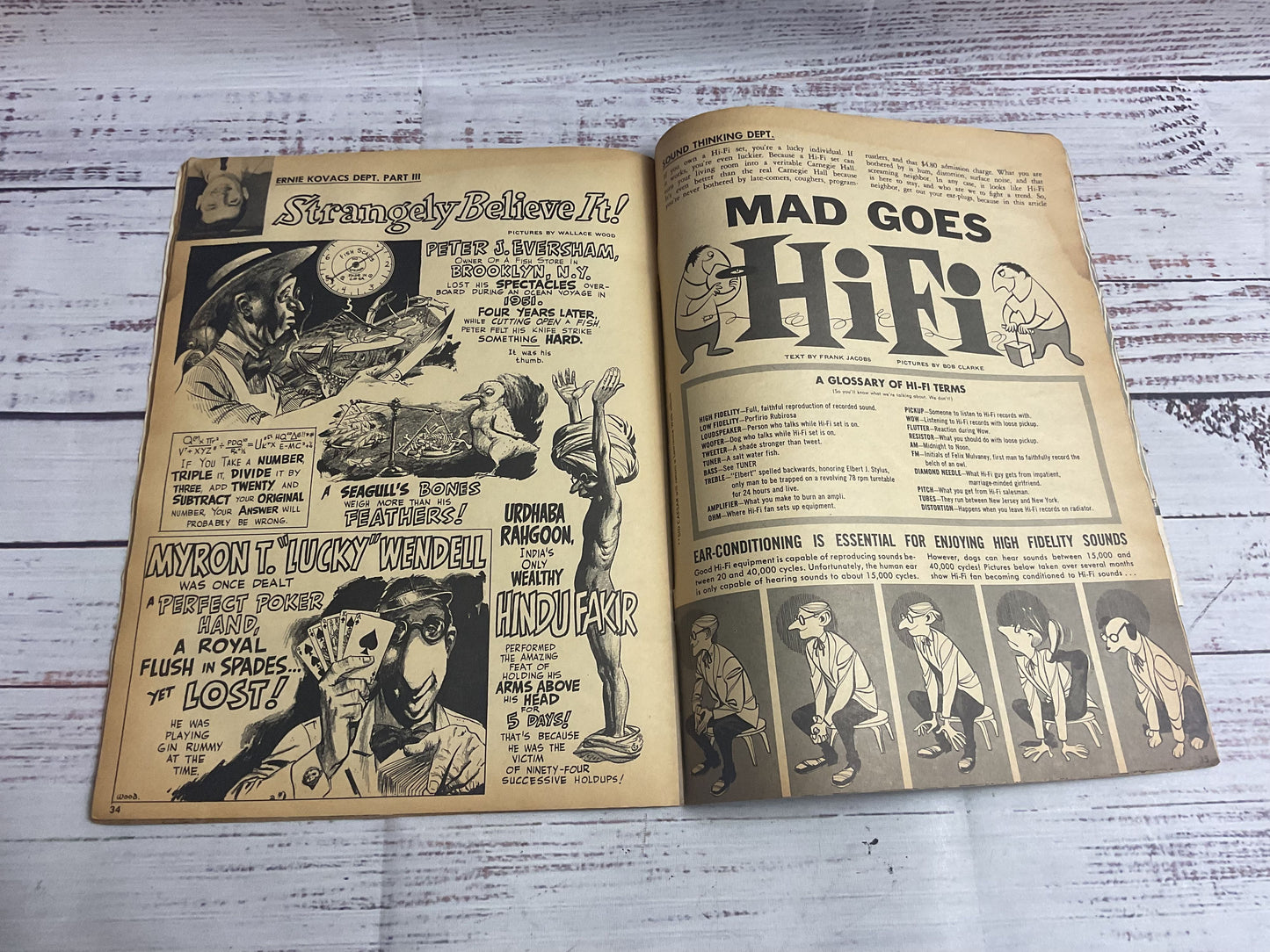 Mad Magazine New Year Issue No. 37 January 1958 Cut Out Subscription