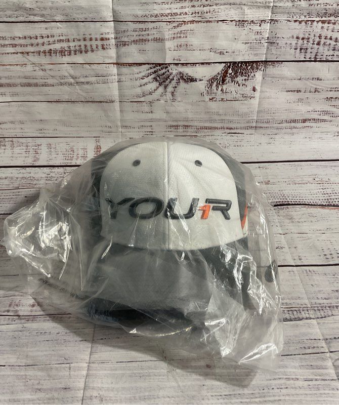TaylorMade NEW Your 1 R1 Tour Launch Radar Grey Hat Golf Baseball Cap OSFA Gold