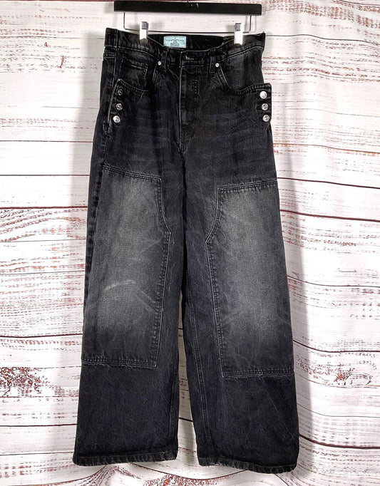 ReVice Denim Wide Leg Jeans Black 30