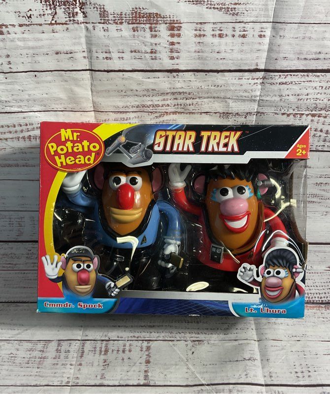 NEW Hasbro Star Trek Mr. Potato Head Spock And Uhura