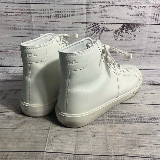 Diesel S-Mydori White Leather High Top Sneaker Casual Shoe Men's Size 12 US
