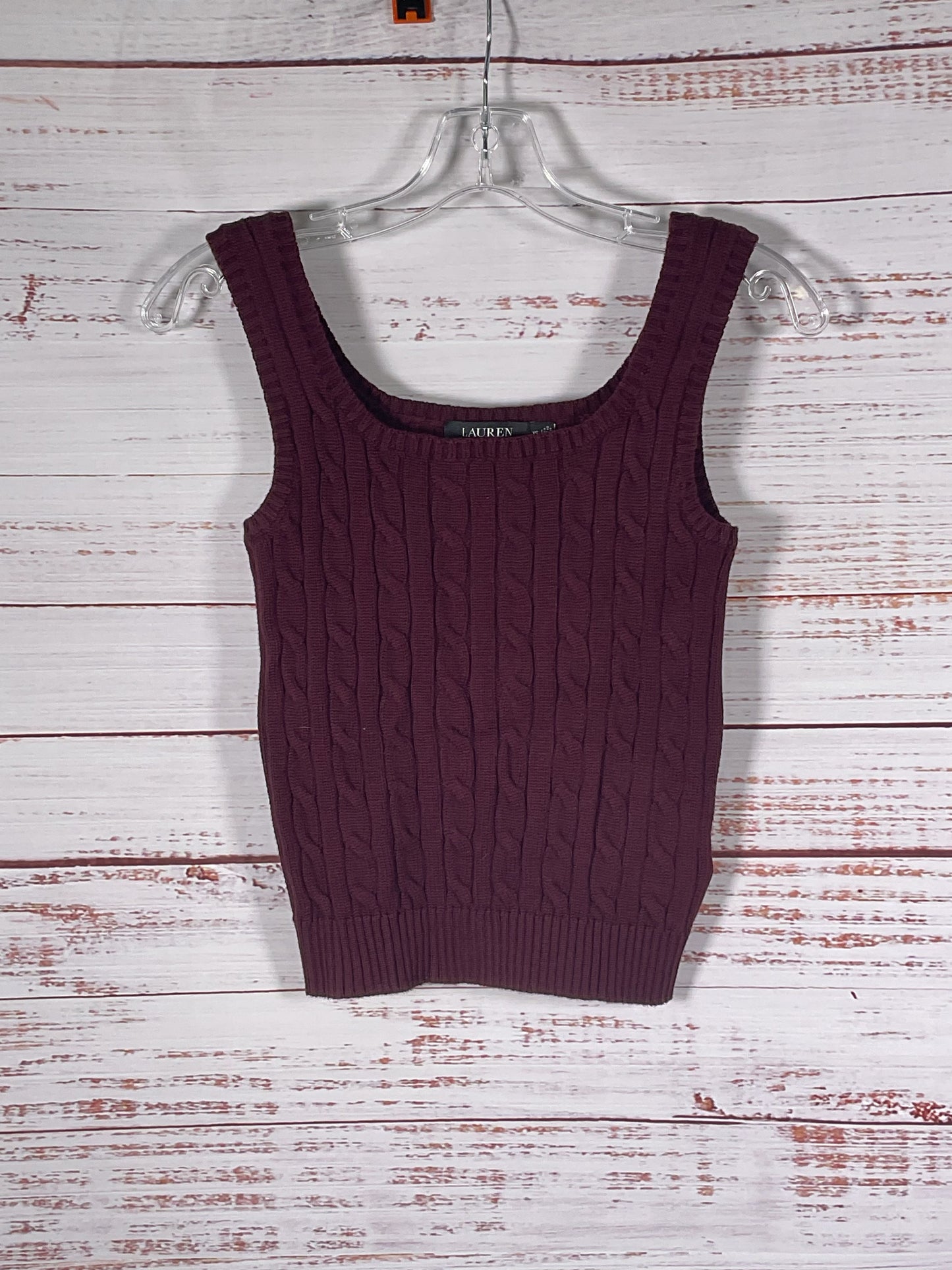 Ralph Lauren Purple Knit Tank Top - Size XS