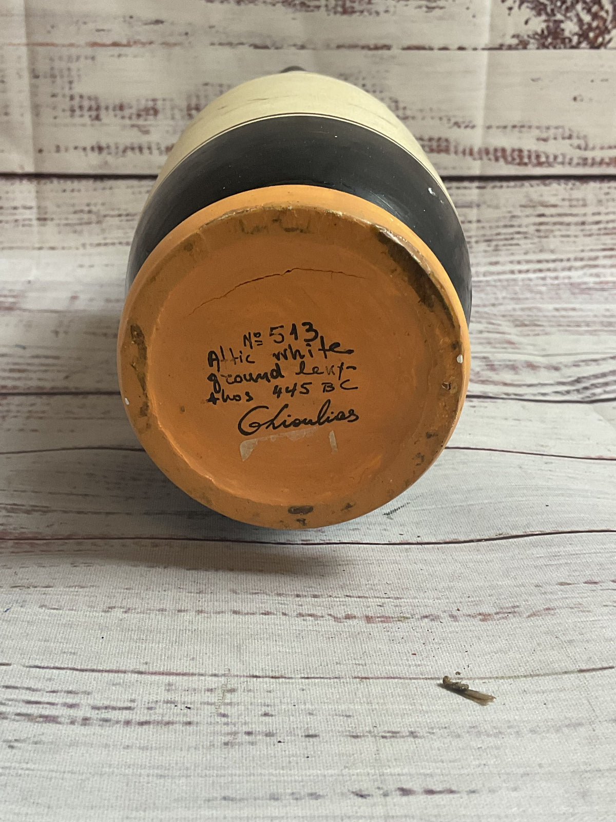 Hand Painted Ancient Greek Reproduction Pitcher Vase