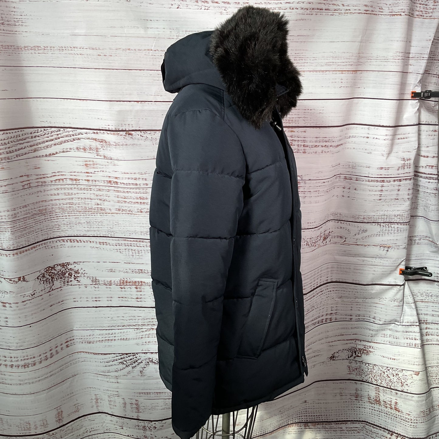 PUREMSX Women's Black All Weather Conditions Mountain Coat with Hood- SZ L