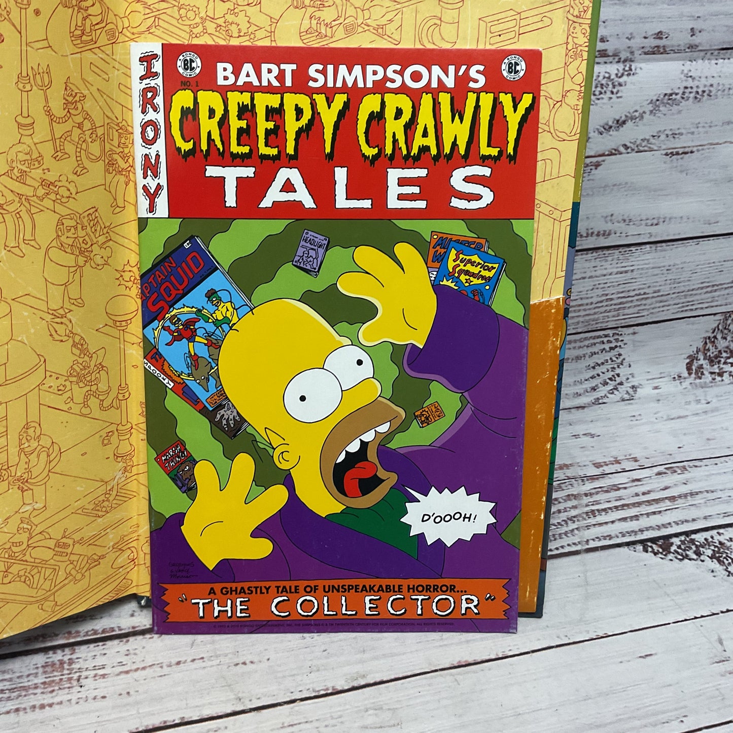 The Simpsons Futurama Crossover Crisis Matt Groening W/ Collectors Comic