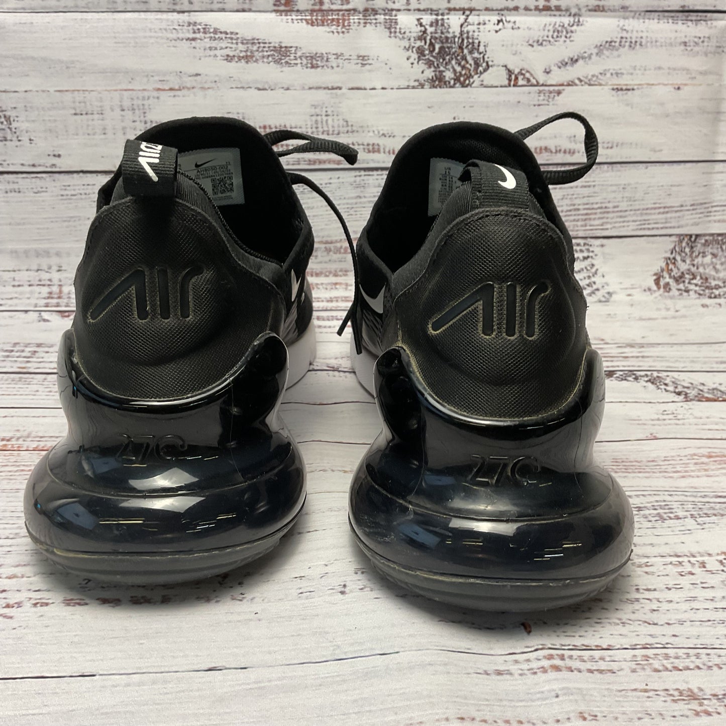Nike Air Max 270 Black Anthracite Sneaker Athletic Shoe AH8050-002 Men Size15