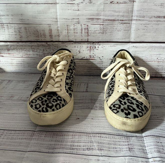 Women's Greats Brooklyn fur Leopard Print Cheetah Royale Limited Sneaker Size 8