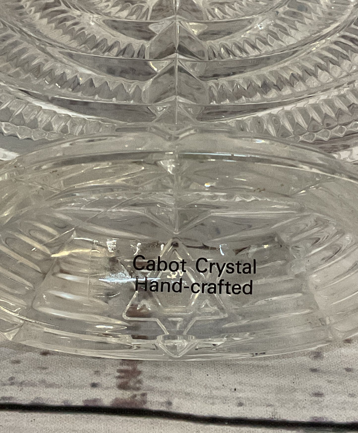 Godinger Crystal Candle Legends Hanukkah Menorah