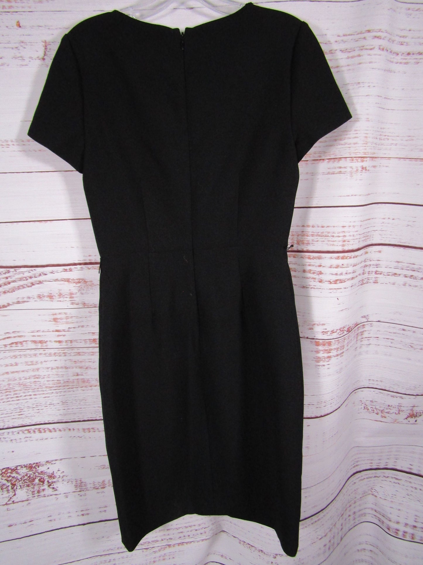 Diane von Furstenberg Maisie Women's Black Sheath Dress Size 4