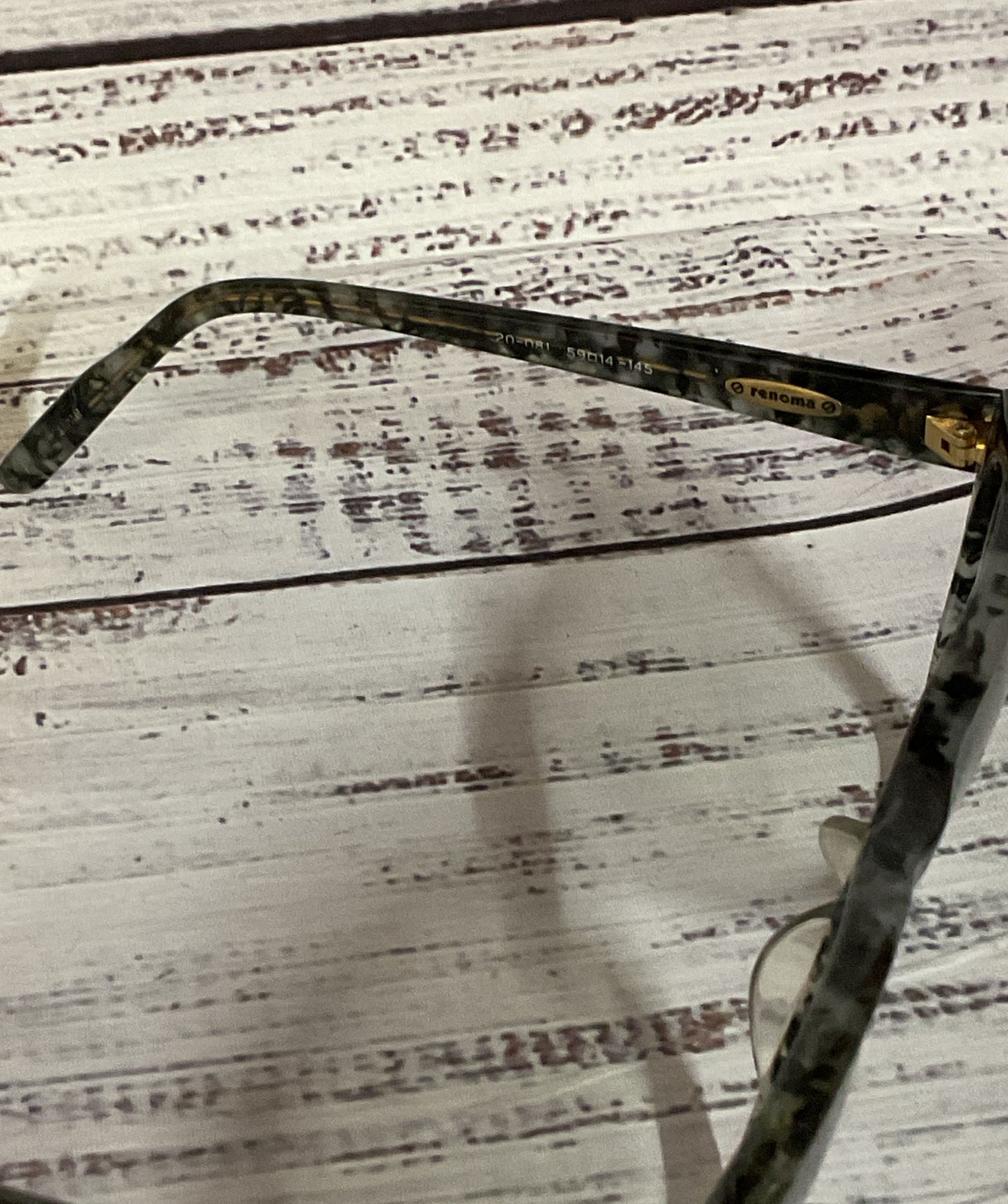 RENOMA MARTINIQUE PARIS Tortoise Eyeglasses 20-081 Frames - Size 145