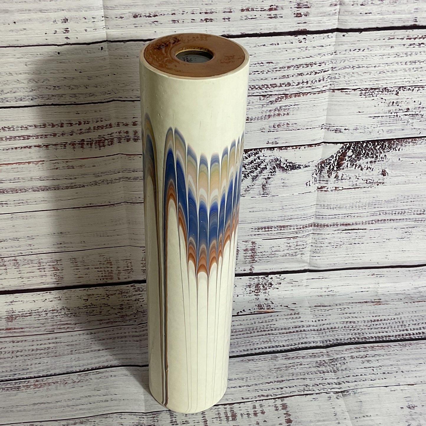 VTG. Signed 1987 Artisan PEACH REYNOLDS Hand Made Kaleidoscope