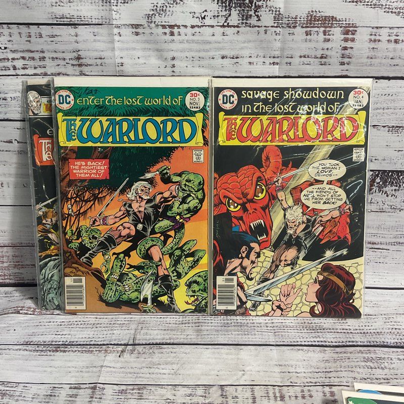 Lot Of 17 Vtg. The Warlord Dc Comics #1-66 Incomplete Ungraded Set