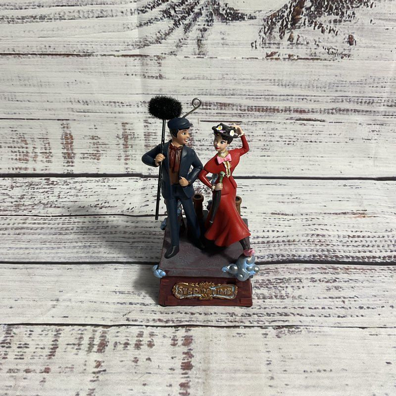 Disney Marry Poppins Bert Chimney Sweep Step In Time Musical 5" Ornament WORKS