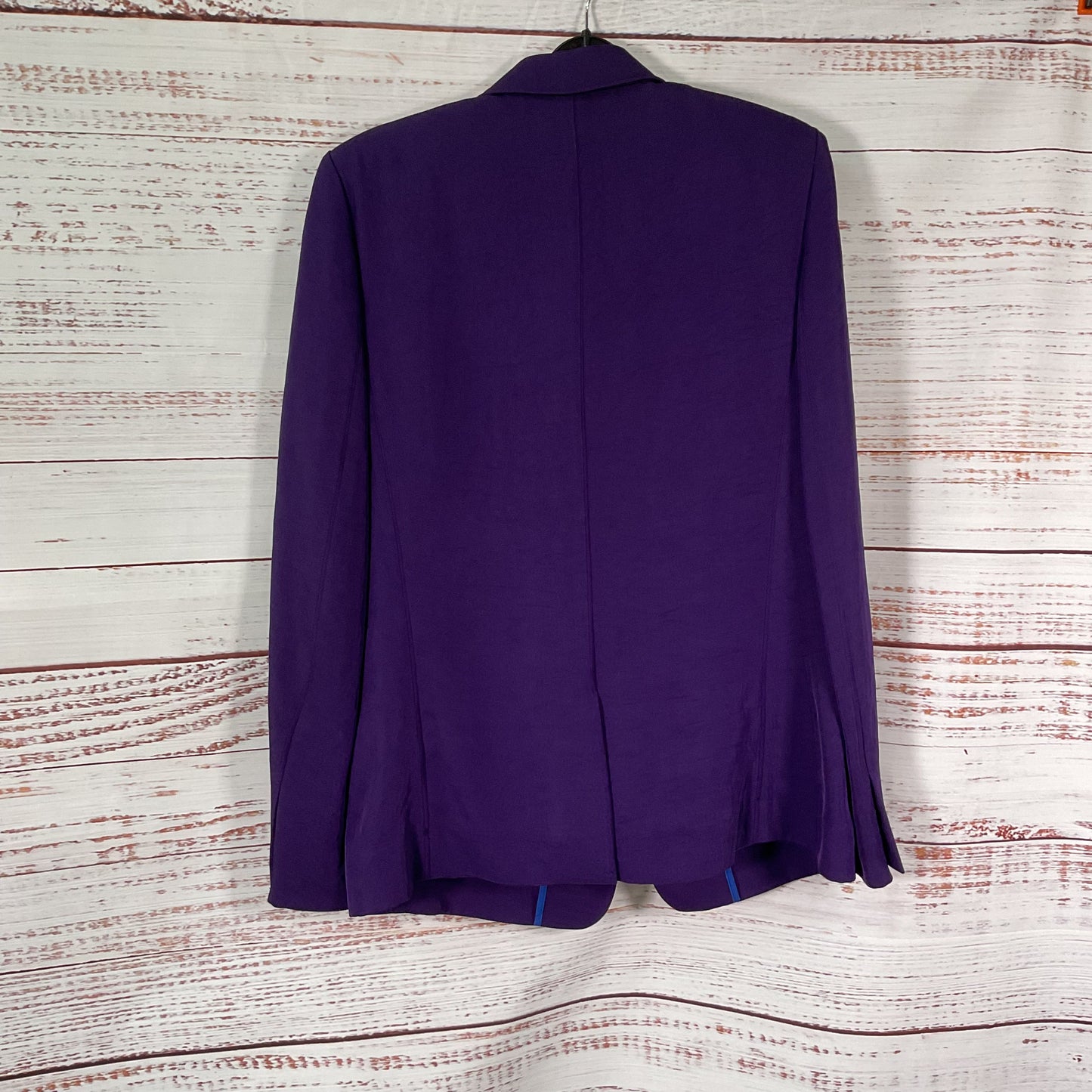 Sandro Valley Purple Single Button Blazer Jacket - Size 38EU 6US
