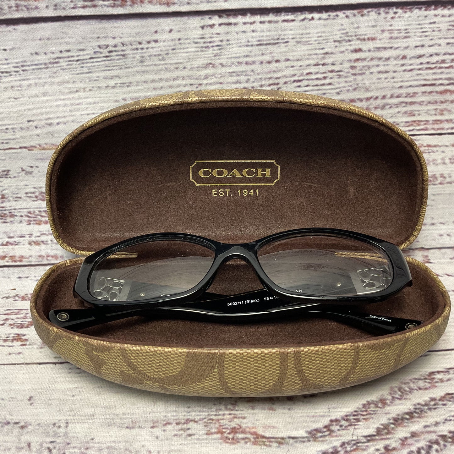 Coach HC 8012 Hope 5002/12 Black Eyeglasses 53-15-140 Frames + Case Only*
