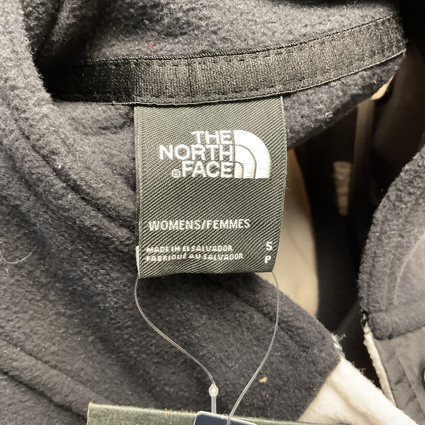 The North Face TKA Glacier White Black Snap-Neck Pullover Fleece Sweater Size S