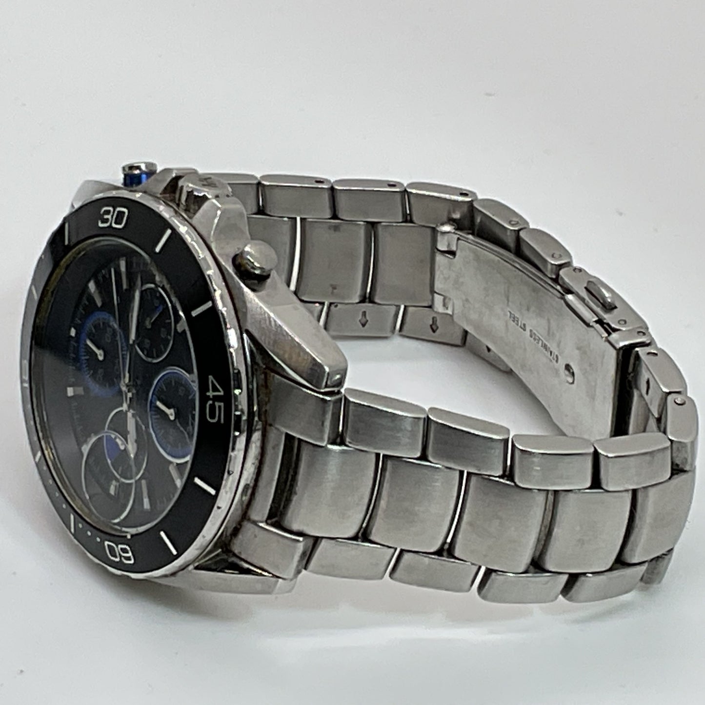 MICHAEL KORS MK-8462 Men's Jetmaster Chronograph Watch- 7.5" (NEEDS BATTERY)