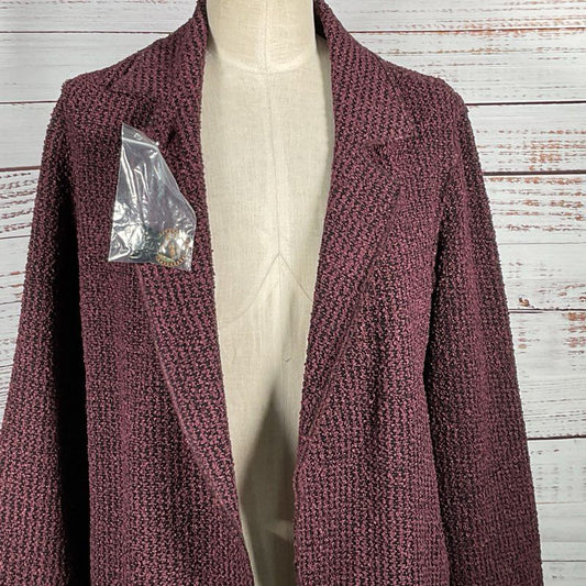 S. BALIAN Designs Women's Purple Tweed Long Coat- SEE MEASUREMENTS