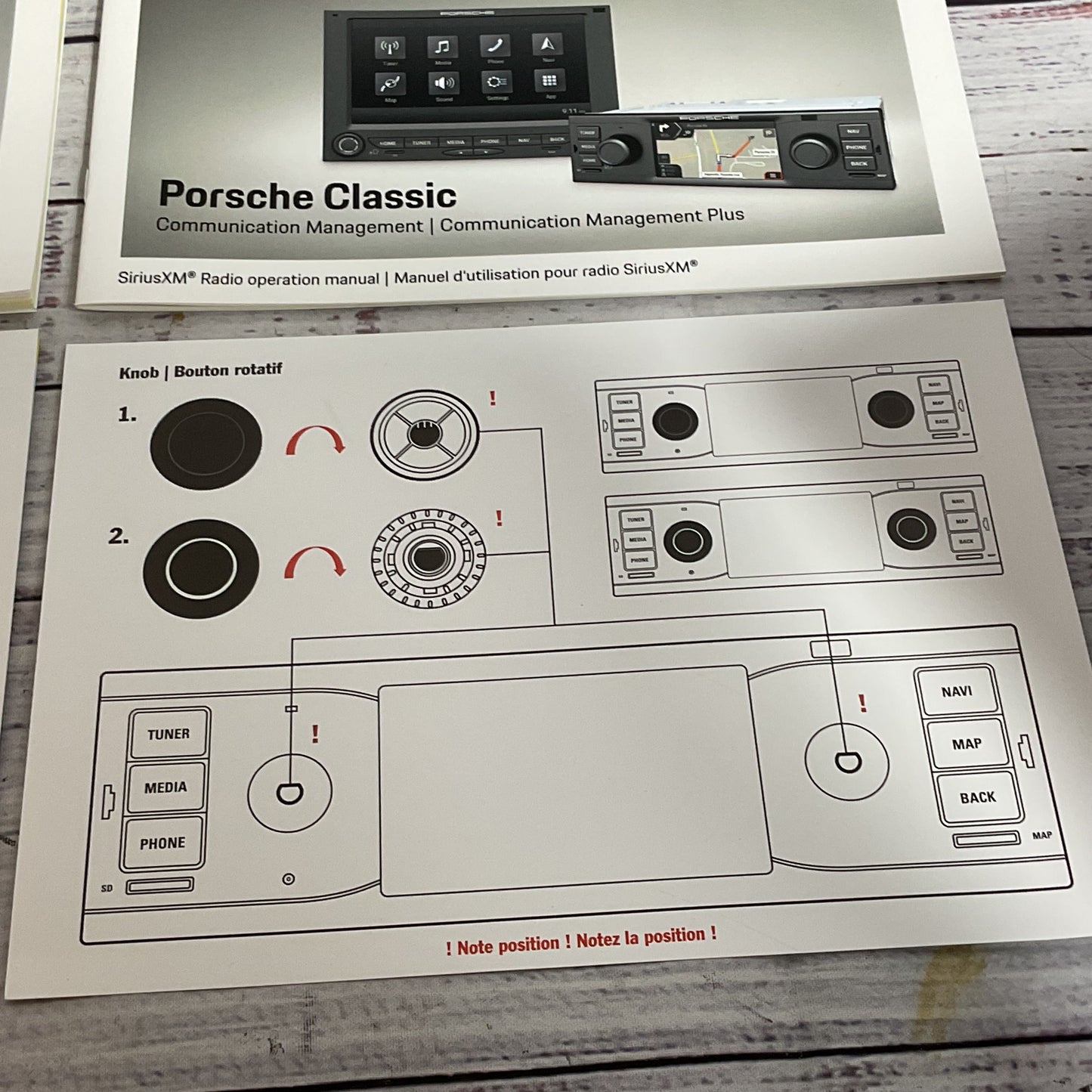 PORSCHE PCCM Porsche Classic Communication Management System Manuals