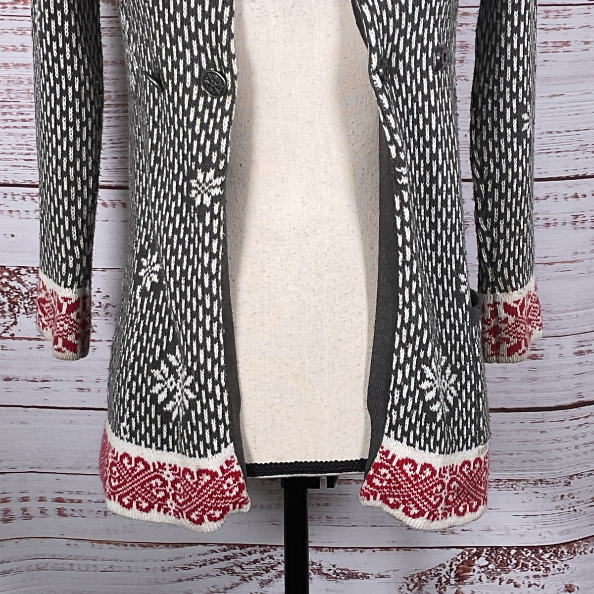 TAHARI Girls Double Breasted Cardigan Sweater- SZ 6X