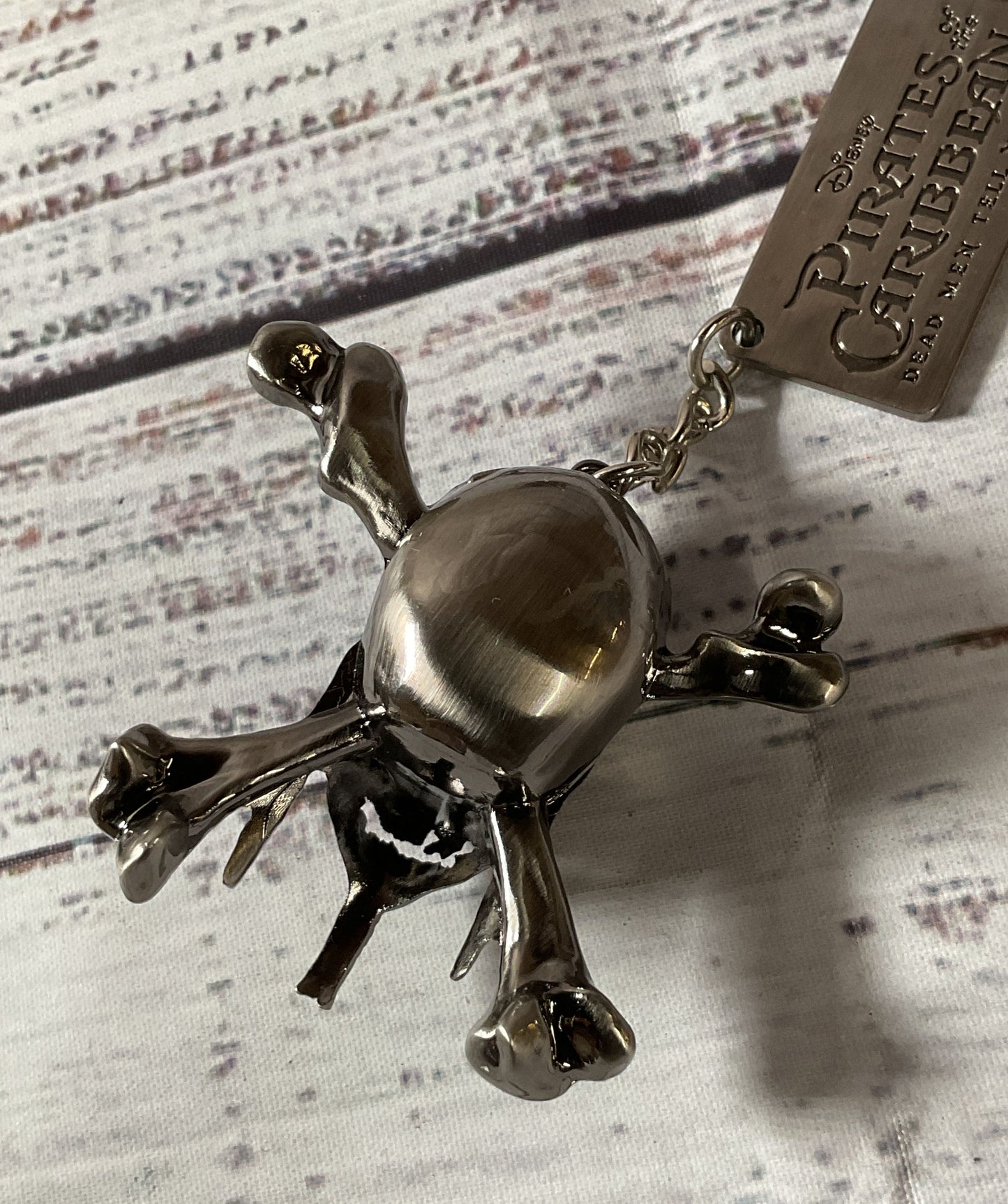 Disney Pirates Of The Caribean Silver Tone USB Skull