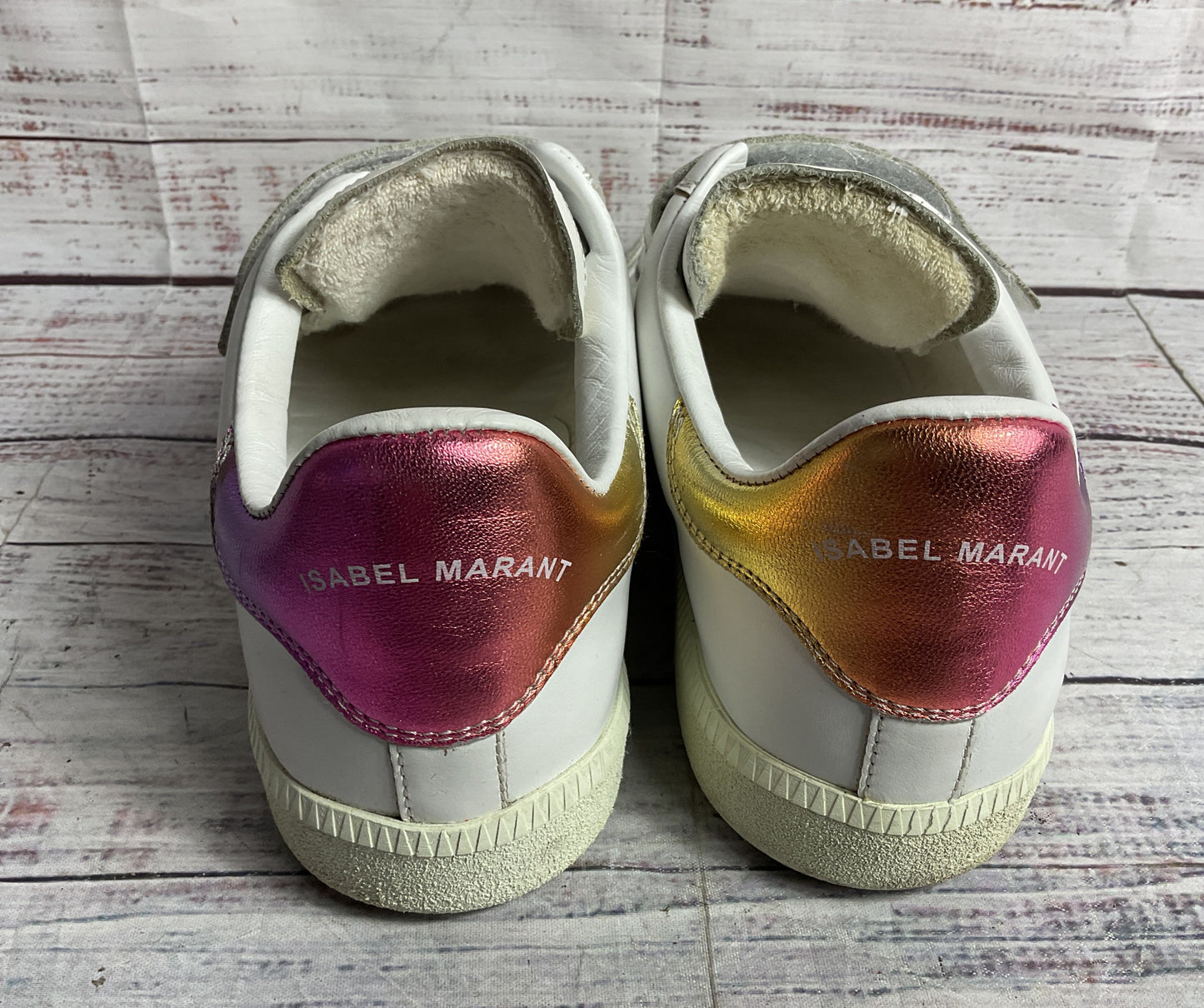 Isabel Marant Leather Beth Sneaker Multicolor 41