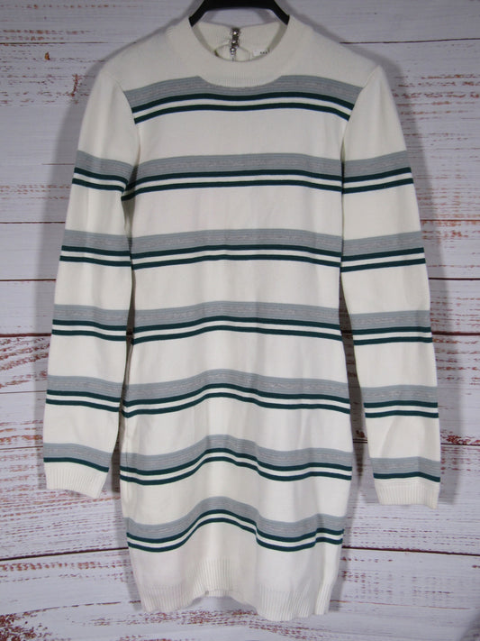 Endless Rose Women's Striped Knit Sweater Dress Size M