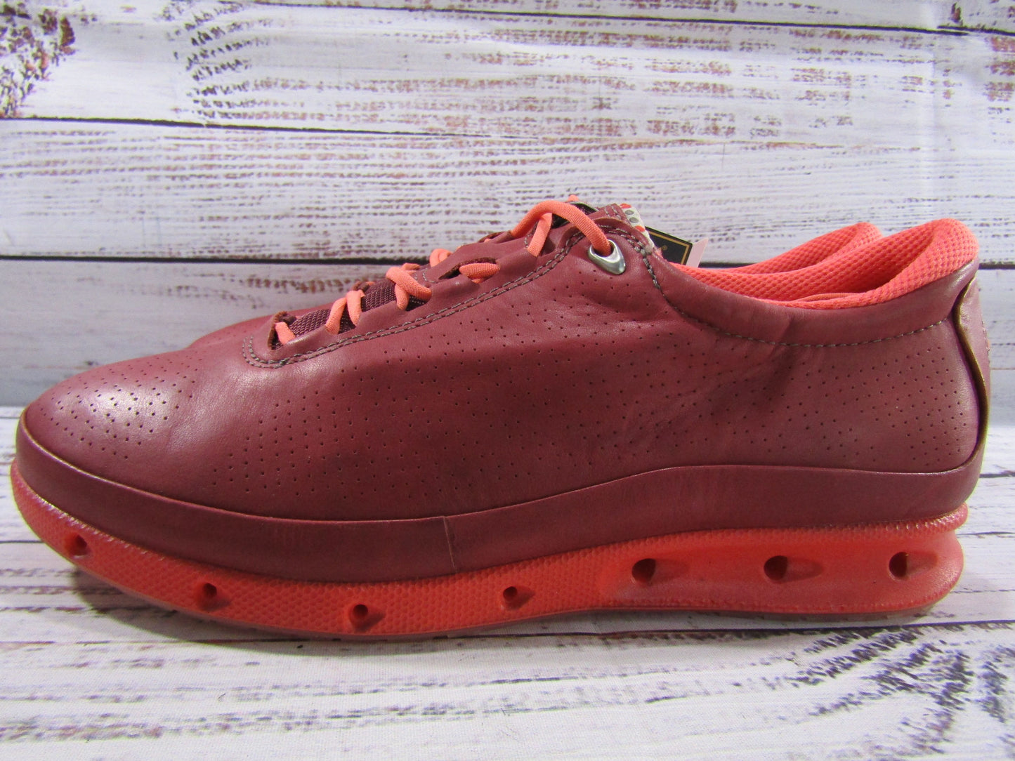 Ecco Cool Pro Women's Blue Leather Gore-Tex Waterproof Golf Shoes Size 6