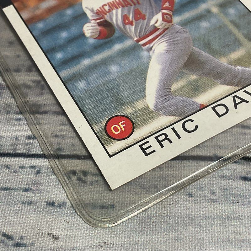 VTG. Topps 1986 Eric Davis #28 Ungraded Baseball Card GREAT CONDITION