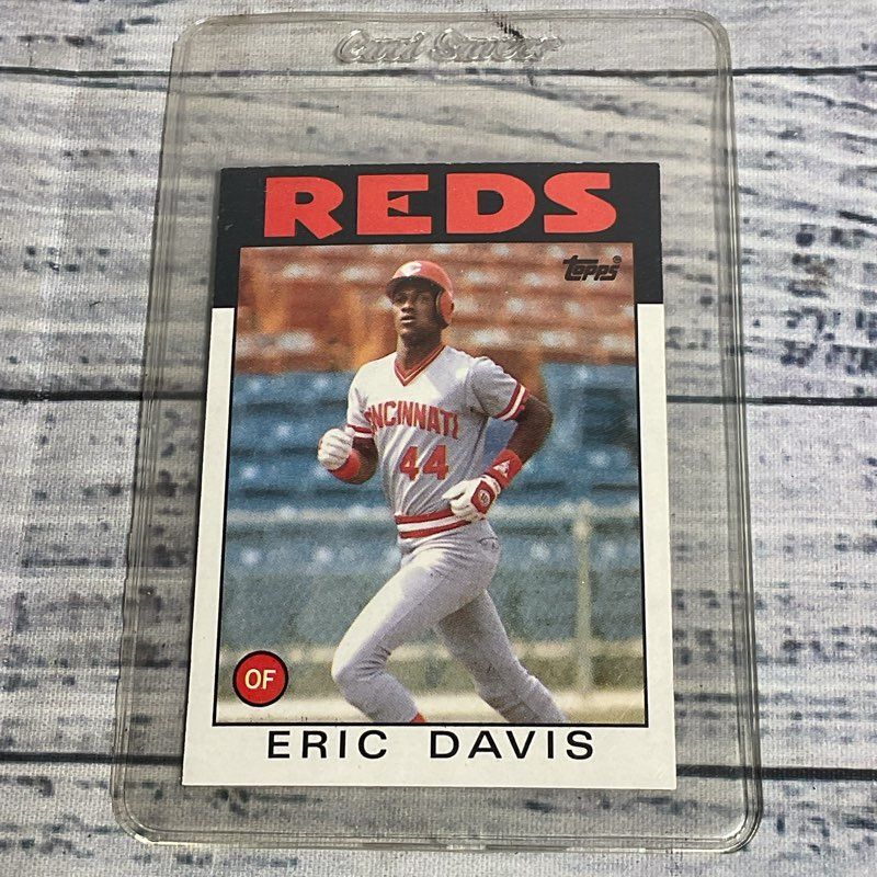 VTG. Topps 1986 Eric Davis #28 Ungraded Baseball Card GREAT CONDITION