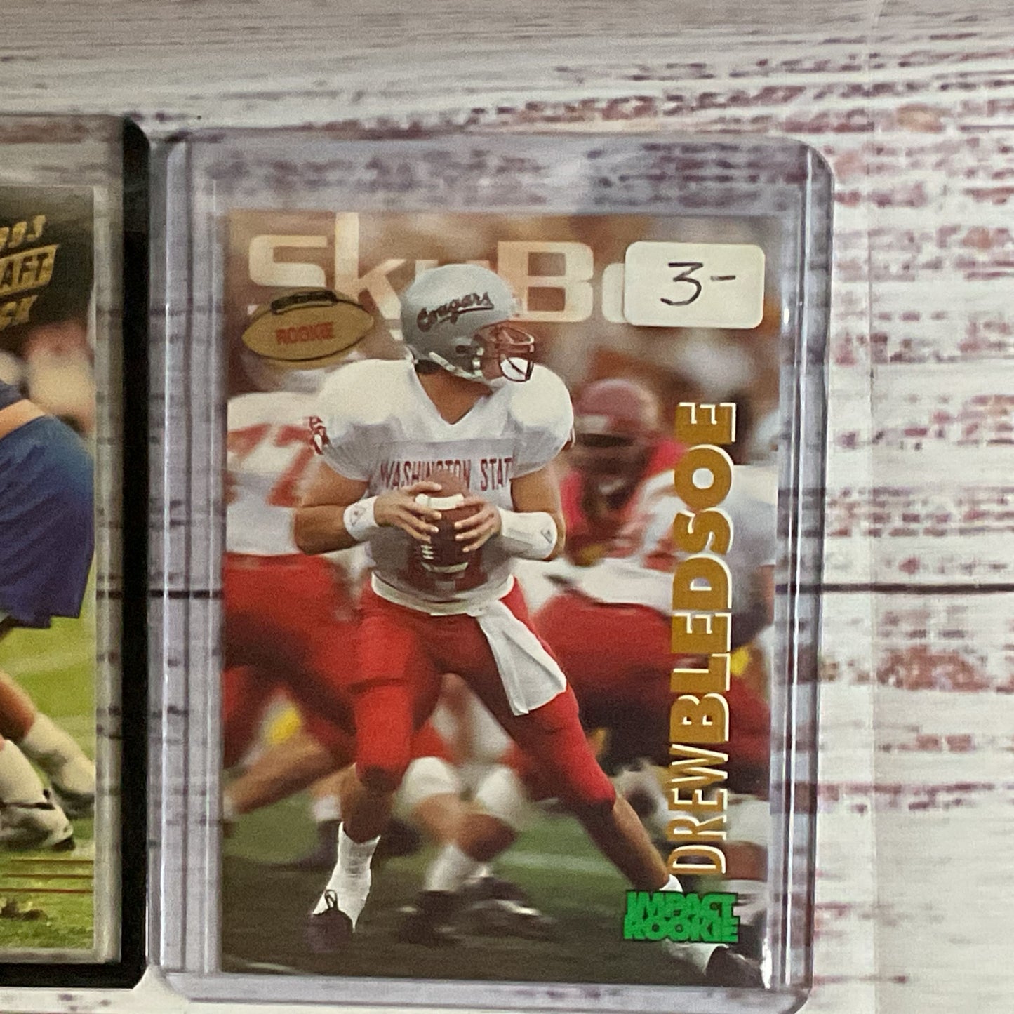 5 DREW BLEDSOE Draft, Rookie Football Cards-Fleer, Topps, Upper Deck, Skybox