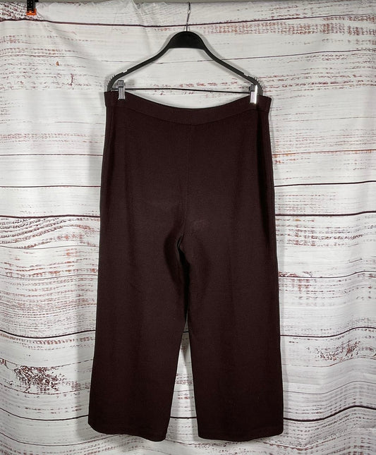 VTG St. John Collection Brown Knitted Trouser Women's - Size 12