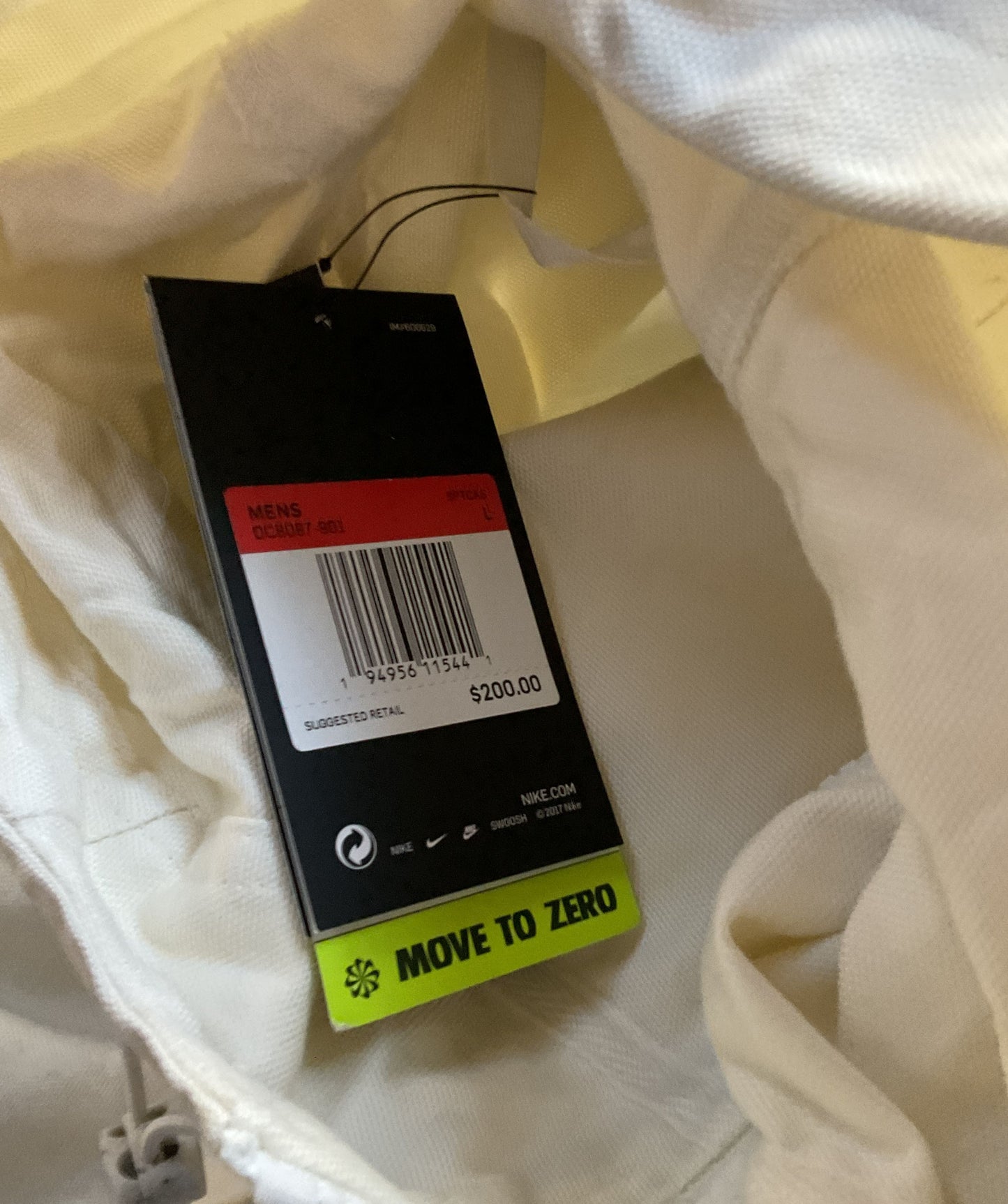 Nike Sportswear Canvas Lightweight Jacket White L